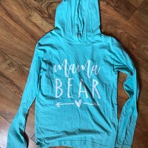 Size Small Mama Bear T Shirt Hoodie